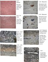 Plate 45. A selection of Roman pottery fabrics, scale 1:2