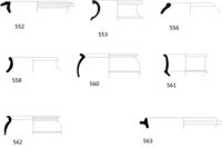 Fig 57. Pottery drawings 552- 563