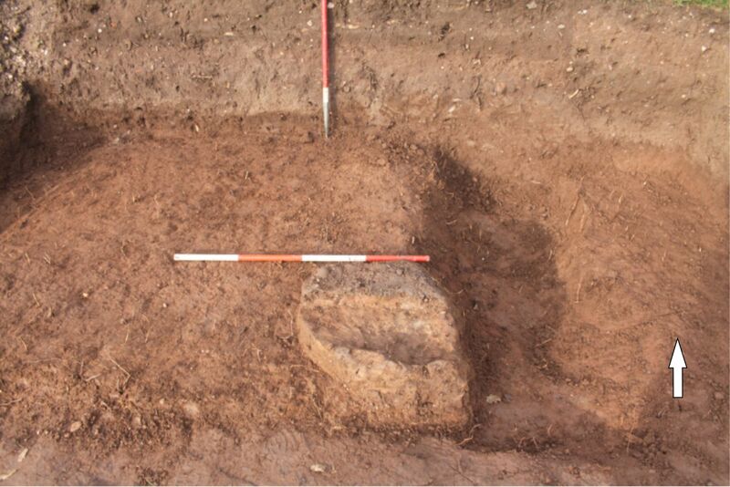 Plate 29. The remains of one of the 3 possible ovens