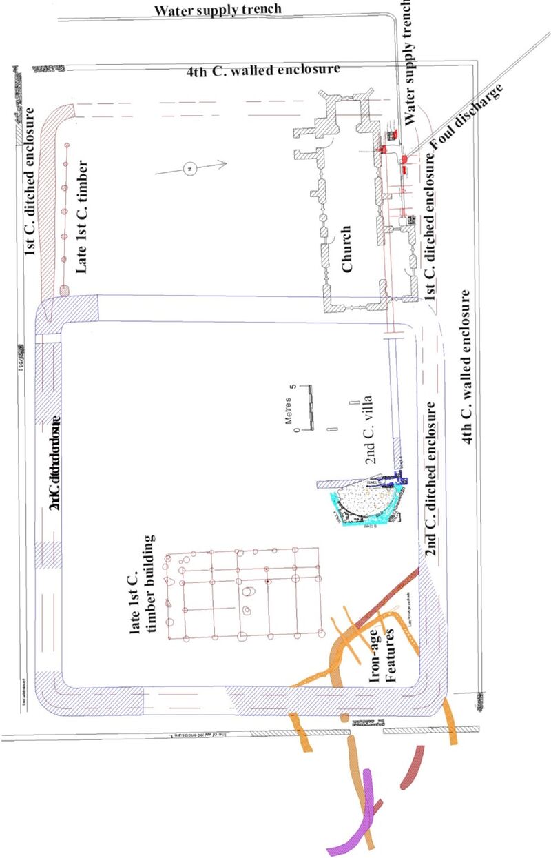 Fig 60. Church watching brief simplified site plan