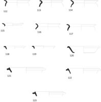 Fig 25. Pottery drawings 112- 123